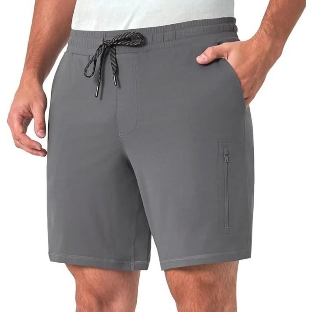 Mondetta Outdoor Project Mens Gray Active Shorts Recycled Stretch Cargo XL NEW